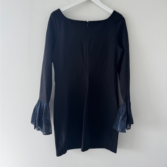 STAUD Hawthorne Dress in Black Navy L - Picture 7 of 7